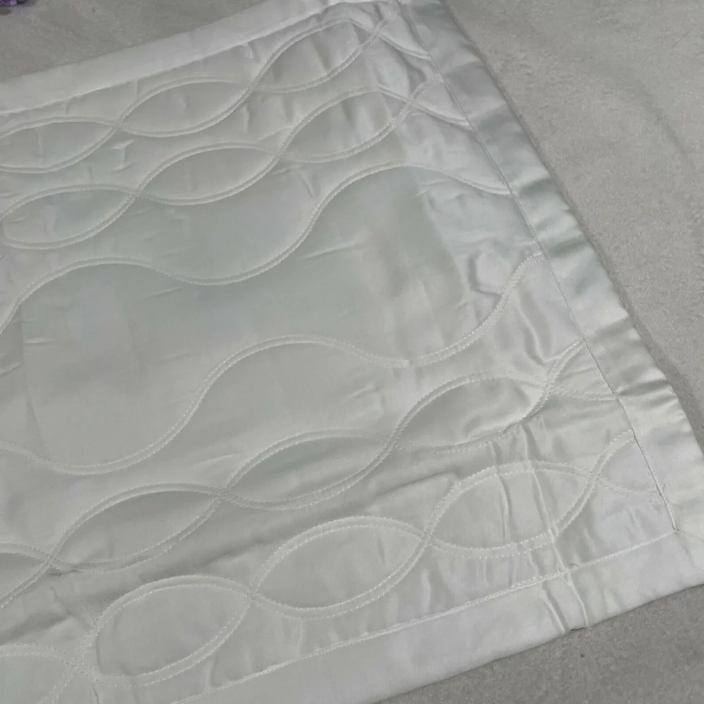 NIB Sferra Franca‎ Quilted [ 1 Boudoir ] Pillow Sham in White